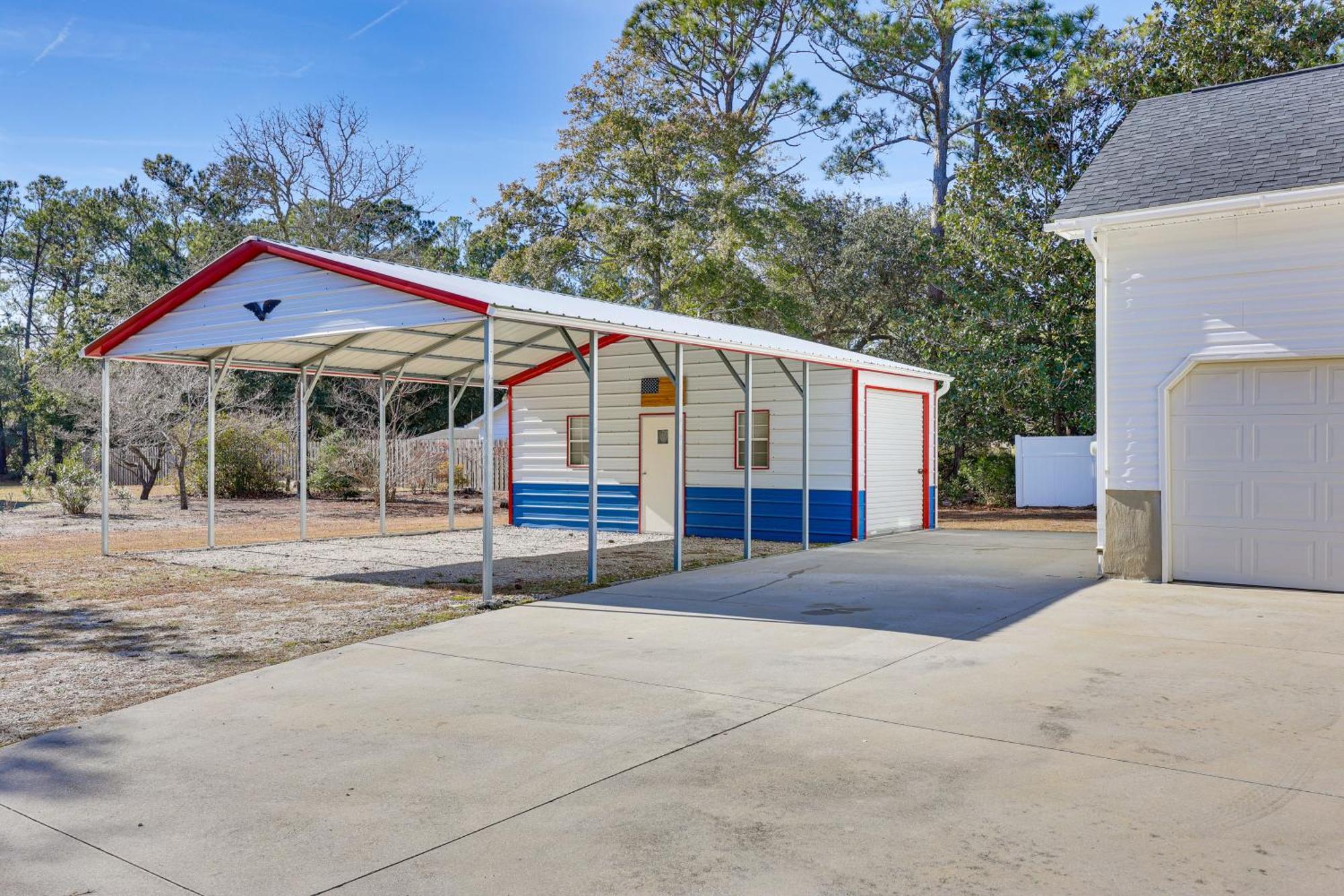 Cape Carteret Home About 3 Mi To Crystal Coast Beaches Exterior foto