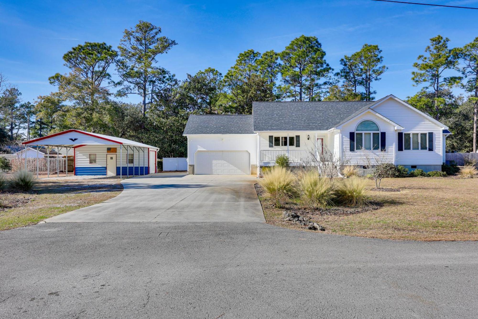 Cape Carteret Home About 3 Mi To Crystal Coast Beaches Exterior foto