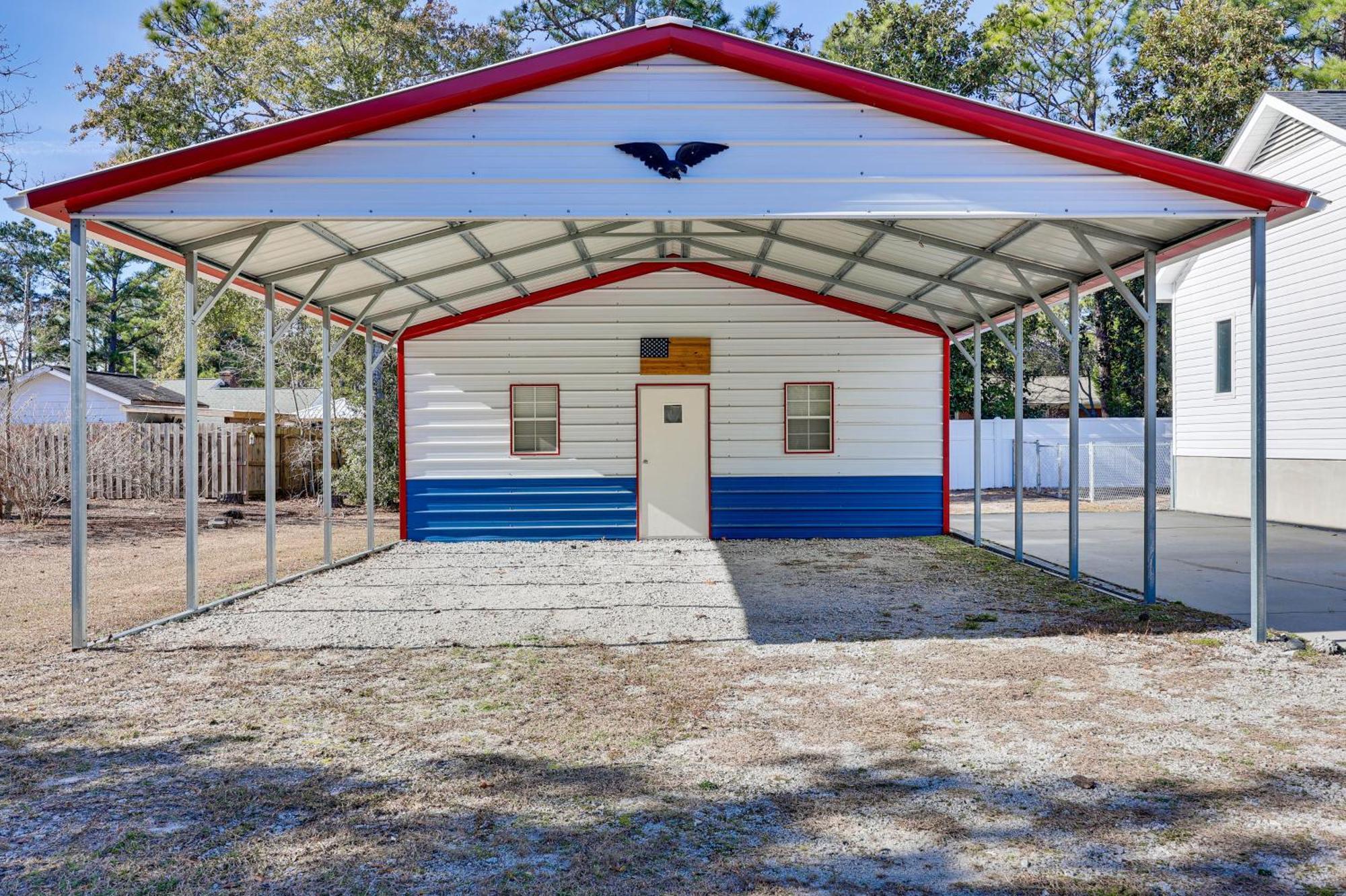 Cape Carteret Home About 3 Mi To Crystal Coast Beaches Exterior foto